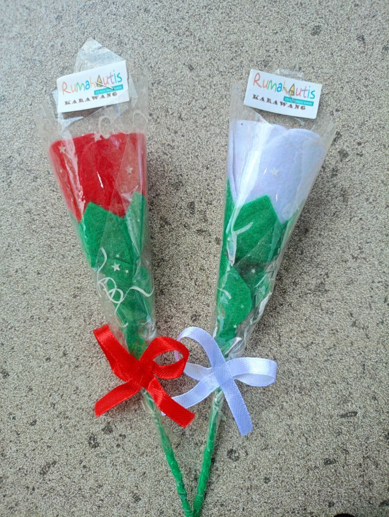 Bunga Flanel Handmade